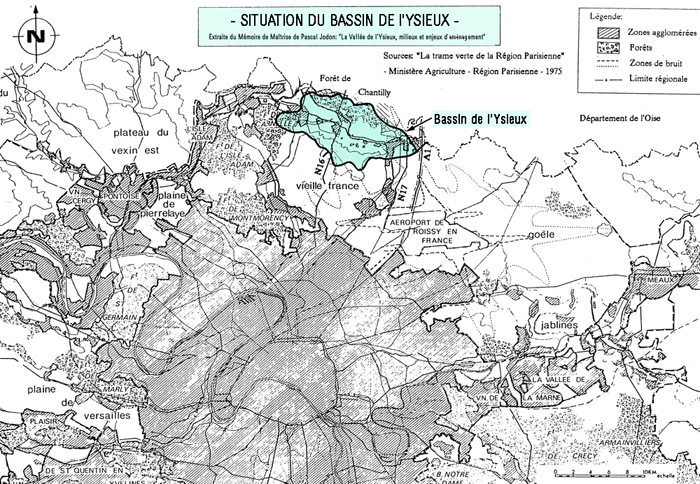 Situation du Val d'Ysieux