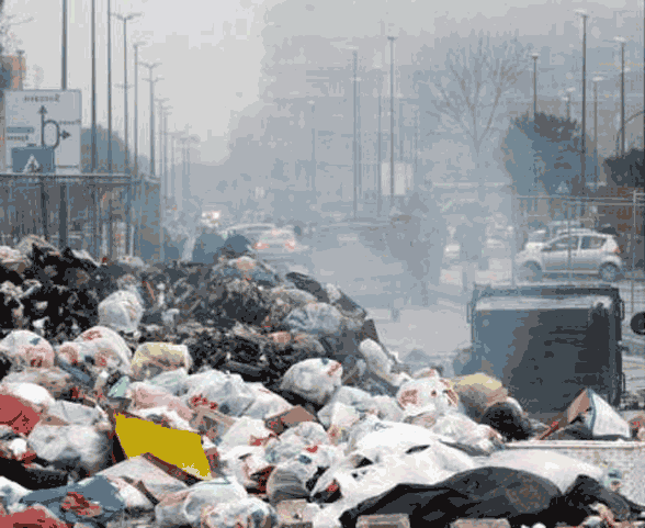 Gaspillage domestique: flau des ordures des villes
