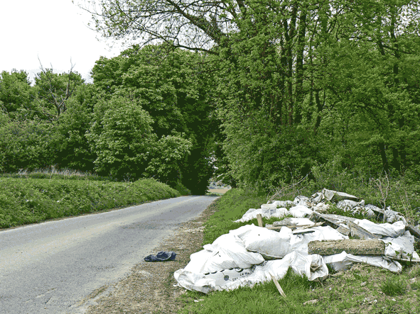 Ordures omniprsentes au Bois Alix  Lassy