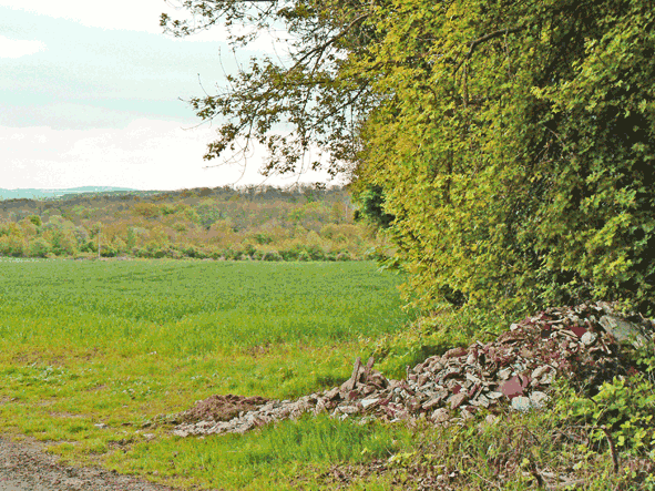 Le Bois Alix, vue sur le Val d'Ysieux, le 27 avril 2009.